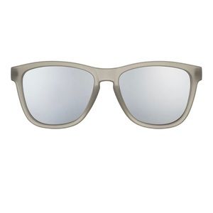 Goodr Sunglasses - Valhalla, Grey, Mirrored Lenses. Never worn.